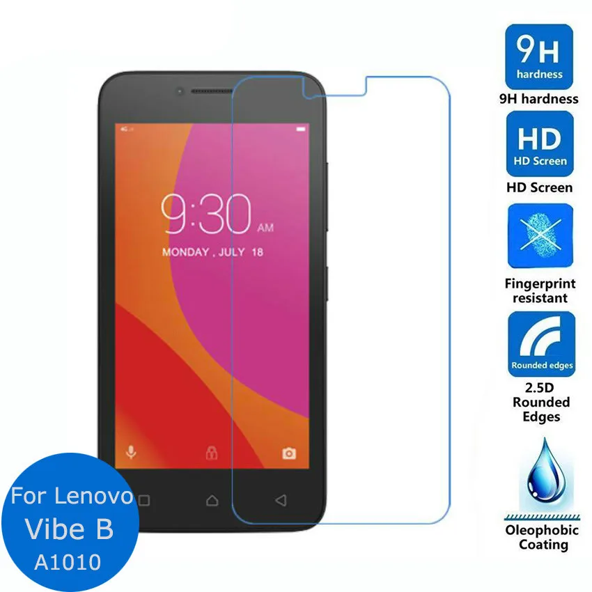 Закаленное стекло для Lenovo A1010 2 шт. защитная пленка Vibe B A2016A40 A 2016 40 Plus A1010a20 |