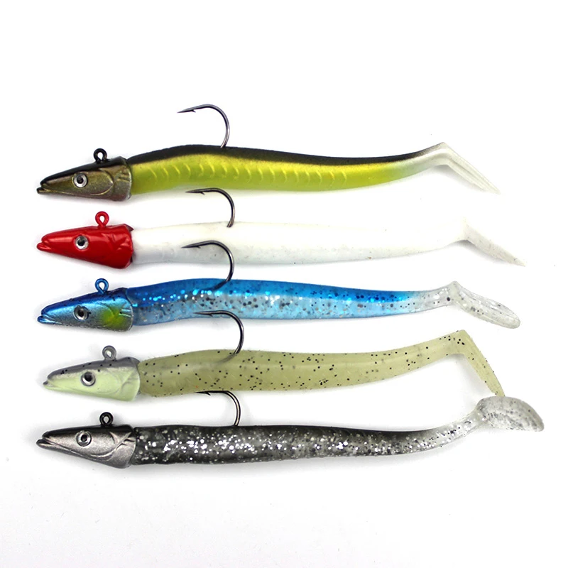10Pcs/Lot High Quality Lead Head Fishing Lures Soft Lure Single Hook Soft Bait Jigging Lure Fishing Bait Fishing Tackle 11cm 10g
10Pcs/Lot High Quality Lead Head Fishing Lures Soft Lure Single Hook Soft Bait Jigging Lure Fishing Bait Fishing Tackle 11cm 10g