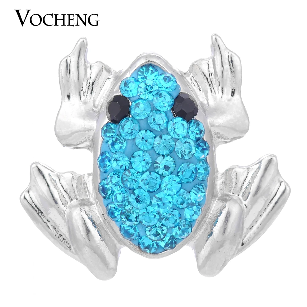 Vocheng Snap Charms 18mm Animal Series Cute Frog Inlaid 2 Colors Bling Crystal Vn-1046
Vocheng Snap Charms 18mm Animal Series Cute Frog Inlaid 2 Colors Bling Crystal Vn-1046