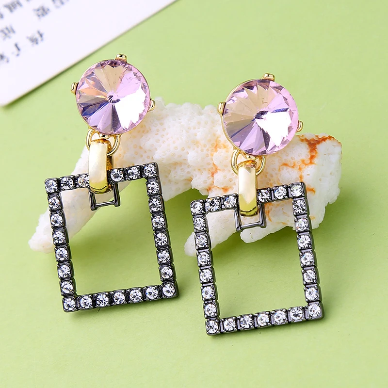 Elegant Ethnic Statement Fashion Jewelry Crystal Geometric Square Drop Earrings For Women Charm Earring Accessories
Elegant Ethnic Statement Fashion Jewelry Crystal Geometric Square Drop Earrings For Women Charm Earring Accessories