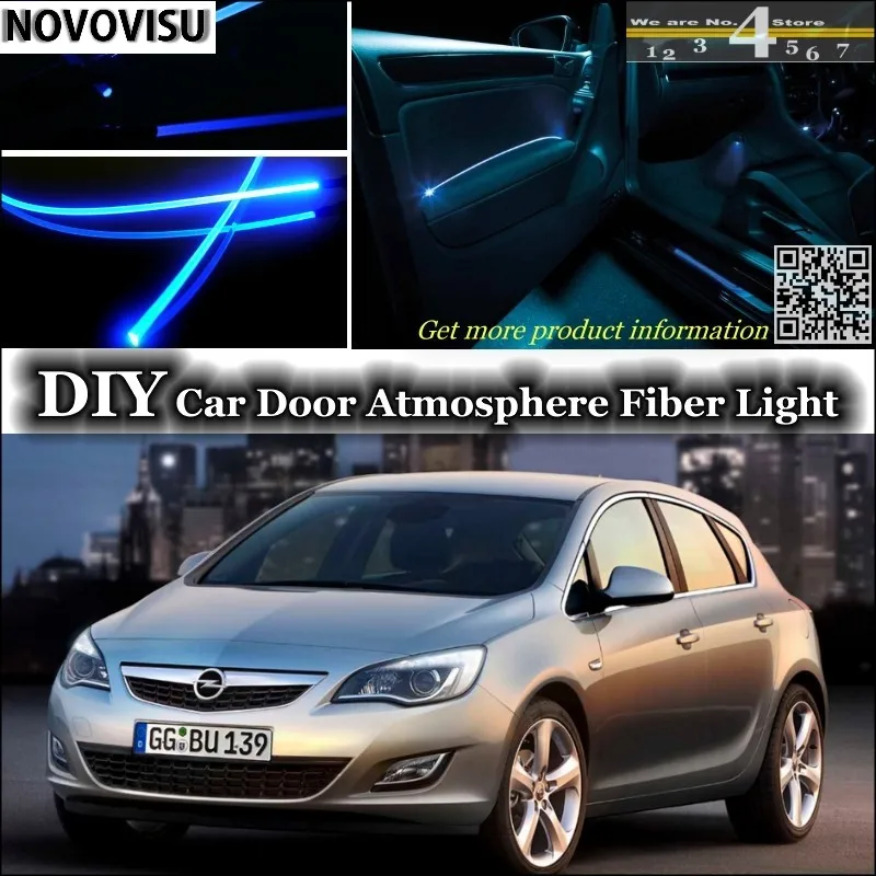 NOVOVISU For Opel Astra interior Ambient Light Atmosphere Fiber Optic Band Lights Inside Door Panel illumination Not EL light
NOVOVISU For Opel Astra interior Ambient Light Atmosphere Fiber Optic Band Lights Inside Door Panel illumination Not EL light