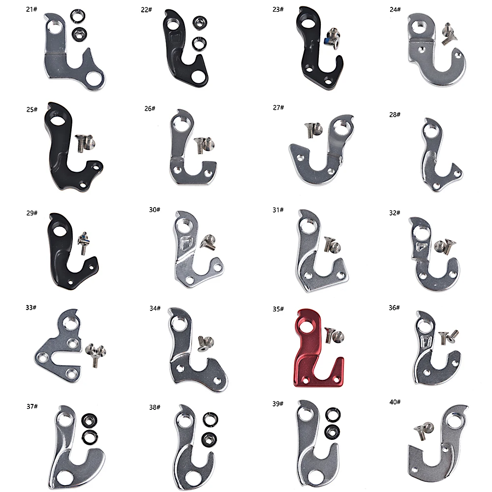 1Pcs Road MTB Mountain Bicycle Frame Gear Rear Derailleur Hanger Dropout Frame Tail Hook With Free Screw 21#-40#
1Pcs Road MTB Mountain Bicycle Frame Gear Rear Derailleur Hanger Dropout Frame Tail Hook With Free Screw 21#-40#