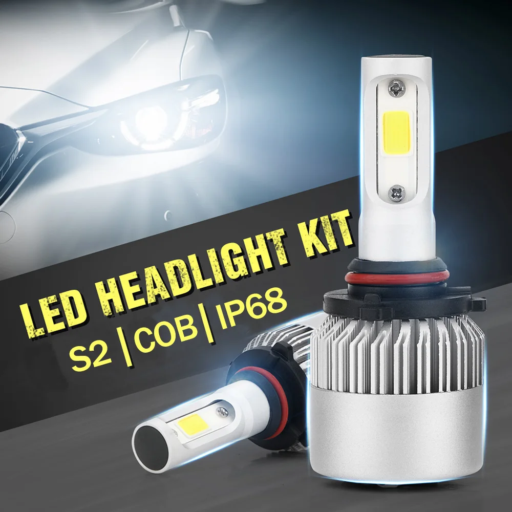 S2 LED Car Headlight with Powerful COB Chips Improved 16000lm H1 H3 H4 H7 H8 H9 H11 880 881 9004 9005 9006 9007 LED Lamps
S2 LED Car Headlight with Powerful COB Chips Improved 16000lm H1 H3 H4 H7 H8 H9 H11 880 881 9004 9005 9006 9007 LED Lamps