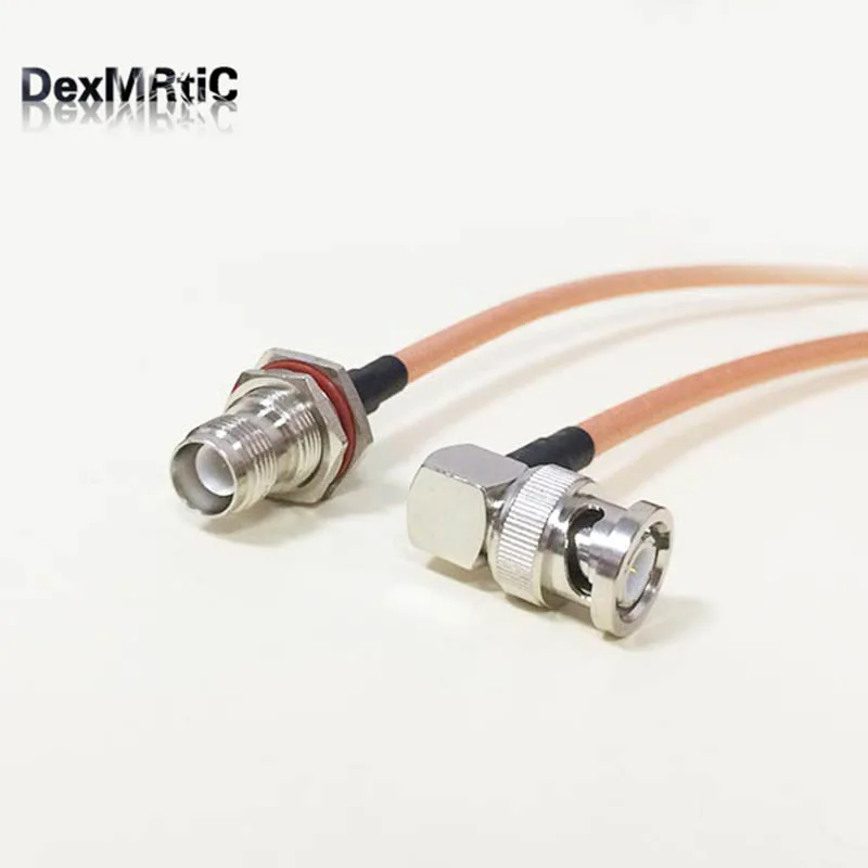 High quality low-loss BNC Right Angle Male Plug Switch RP-TNC Female Jack RF coax cable RG142 50CM 20"/100CM Adapter Wholesale
High quality low-loss BNC Right Angle Male Plug Switch RP-TNC Female Jack RF coax cable RG142 50CM 20"/100CM Adapter Wholesale