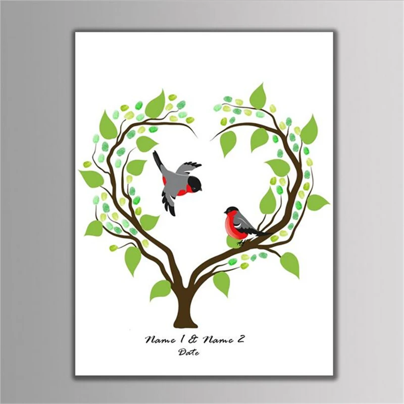 1Pcs Customization Wedding Fingerprint Tree Signature Canvas Print For Wedding Decoration Wedding Gift Ingerprint Signature
1Pcs Customization Wedding Fingerprint Tree Signature Canvas Print For Wedding Decoration Wedding Gift Ingerprint Signature