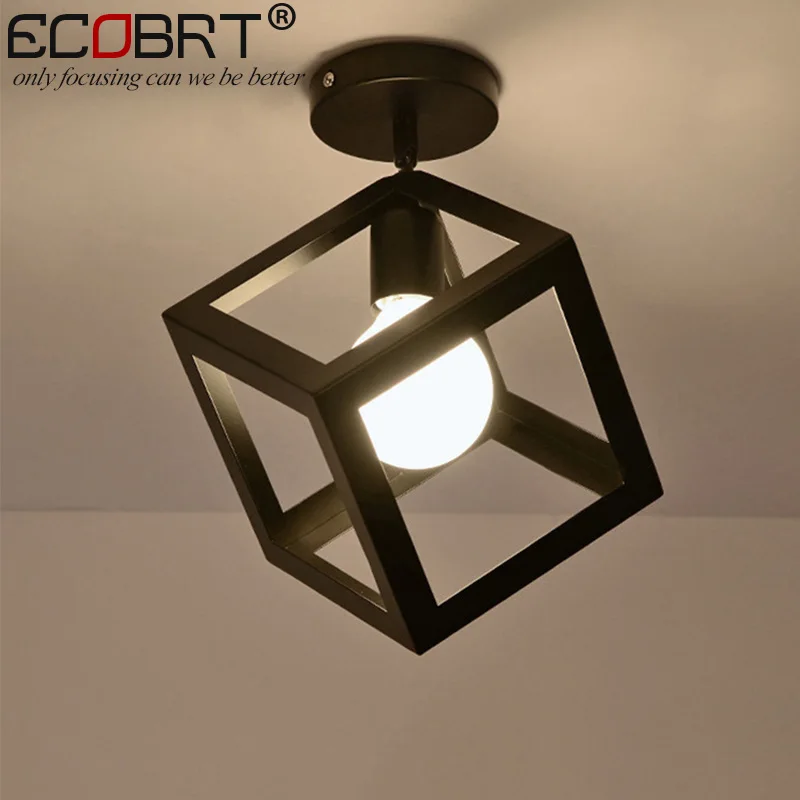 ECOBRT Nordic Style Black Ceiling Lights with E27 Socket Fashionable Iron Restaurant Balcony Study Bedroom Lighting Fixtures
ECOBRT Nordic Style Black Ceiling Lights with E27 Socket Fashionable Iron Restaurant Balcony Study Bedroom Lighting Fixtures