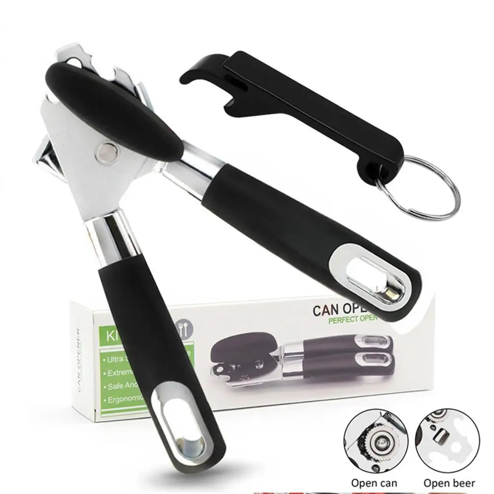 YUEWO открывашка кросс-бордюр из нержавеющей стали Multi-function Can Opener нож сильный консервированный с открывалкой для бутылок
YUEWO открывашка кросс-бордюр из нержавеющей стали Multi-function Can Opener нож сильный консервированный с открывалкой для бутылок