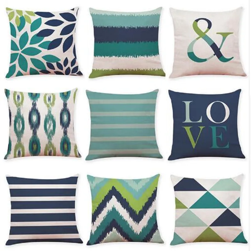 Green pattern geometric pattern design linen/cotton pillow case Home Decorative Throw Pillow Cover
Green pattern geometric pattern design linen/cotton pillow case Home Decorative Throw Pillow Cover