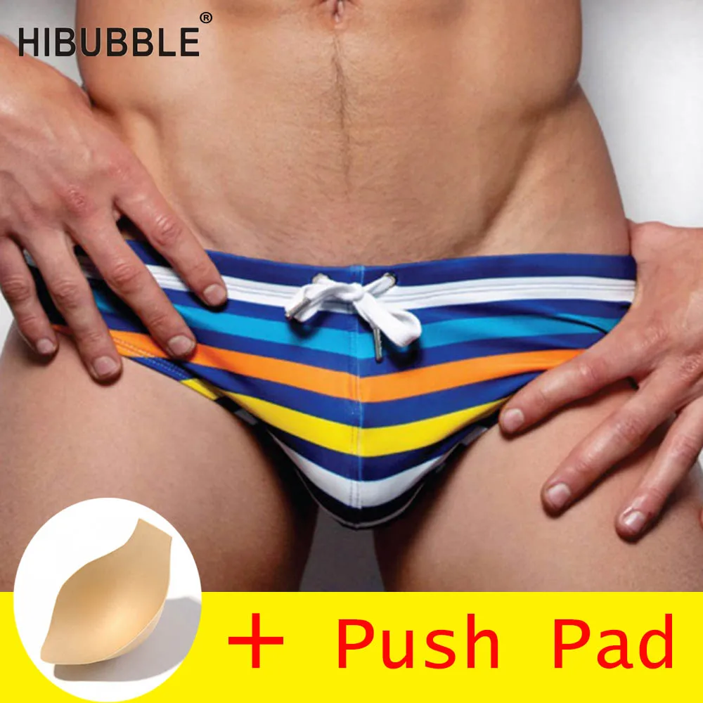 HIBUBBLE Hot Sale New Swimwears Men Low Waist Sexy Surf Briefs Waterproof Men's Swimming Bath Trunks Beach Shorts Gay Swimsuits
HIBUBBLE Hot Sale New Swimwears Men Low Waist Sexy Surf Briefs Waterproof Men's Swimming Bath Trunks Beach Shorts Gay Swimsuits