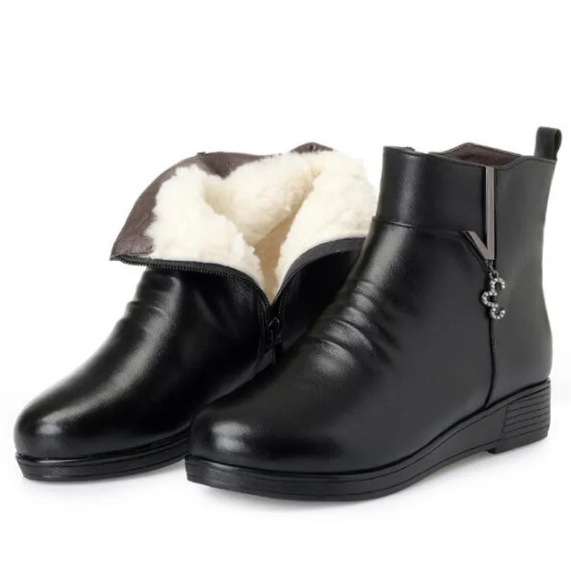 ZXRYXGS Brand Shoes Woman Boots Fashion Elegant Warm Plush and Wool Boots Women Shoes Snow Boots Real Leather Flat Women Boots
ZXRYXGS Brand Shoes Woman Boots Fashion Elegant Warm Plush and Wool Boots Women Shoes Snow Boots Real Leather Flat Women Boots