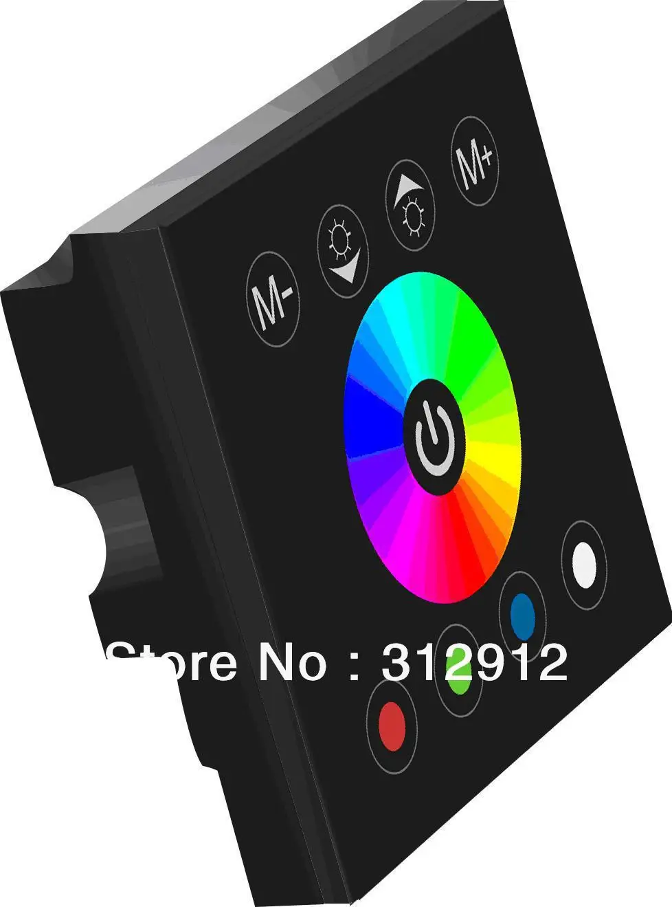 LED RGBW touch wall mounted type controller,DC12-24V input,4A*4 channel output;black color
LED RGBW touch wall mounted type controller,DC12-24V input,4A*4 channel output;black color
