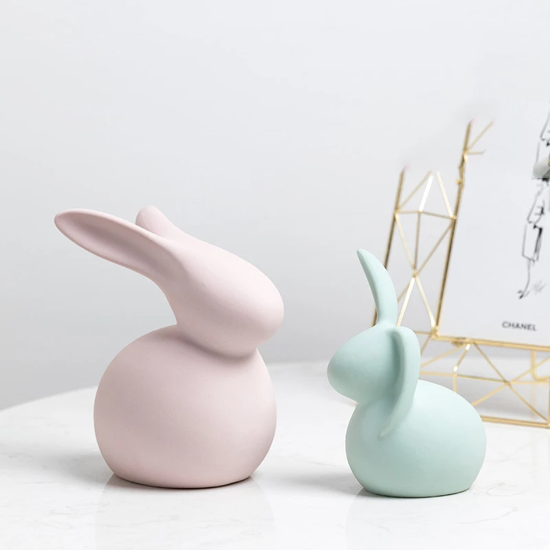 Nordic Pink White Ceramic Elephant Rabbit Figurines Home Decoration Creative Crafts Animal Ornaments Modern Wedding Gift D053
Nordic Pink White Ceramic Elephant Rabbit Figurines Home Decoration Creative Crafts Animal Ornaments Modern Wedding Gift D053