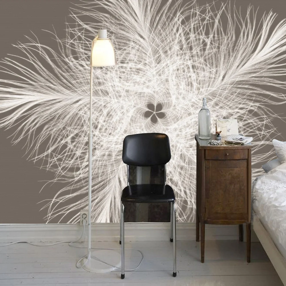 Custom Mural Wallpaper 3D Non-woven Modern Minimalist White Feathers Dandelion Living Room Bedroom Decor Wall Murals Wallpaper
Custom Mural Wallpaper 3D Non-woven Modern Minimalist White Feathers Dandelion Living Room Bedroom Decor Wall Murals Wallpaper