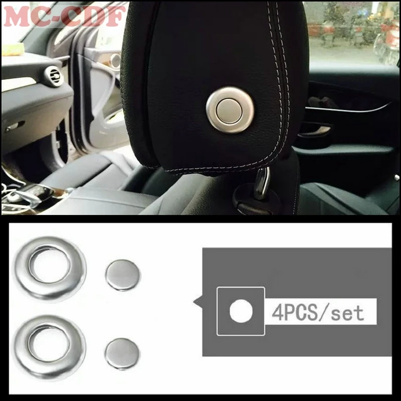 4pcs Car Seat Head Rest Switch Adjustment Button Cover Trim Sticker For Mercedes Benz C Class W205 C180 C200 C250 C300 C400 C63
4pcs Car Seat Head Rest Switch Adjustment Button Cover Trim Sticker For Mercedes Benz C Class W205 C180 C200 C250 C300 C400 C63
