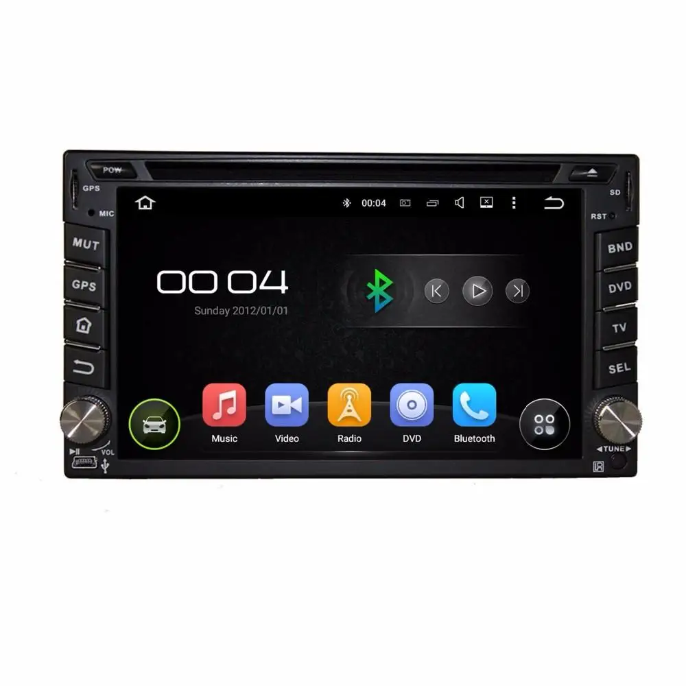 Автомобильный DVD проигрыватель на основе Android с BT GPS 3G WIFI 6 2 дюйма автомобильный