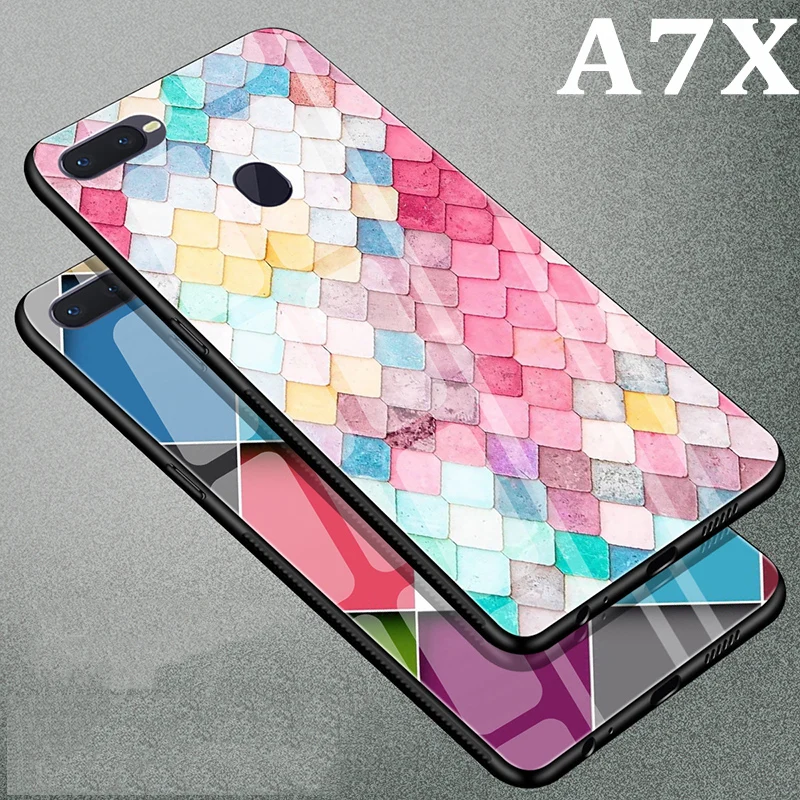 Чехол для OPPO A7X с диагональю 6,3 дюйма, чехол для телефона, чехол из закаленного стекла для OPPO A 7X, чехол для A7 X, защитный чехол для OPPO A7X, чехлы
Чехол для OPPO A7X с диагональю 6,3 дюйма, чехол для телефона, чехол из закаленного стекла для OPPO A 7X, чехол для A7 X, защитный чехол для OPPO A7X, чехлы