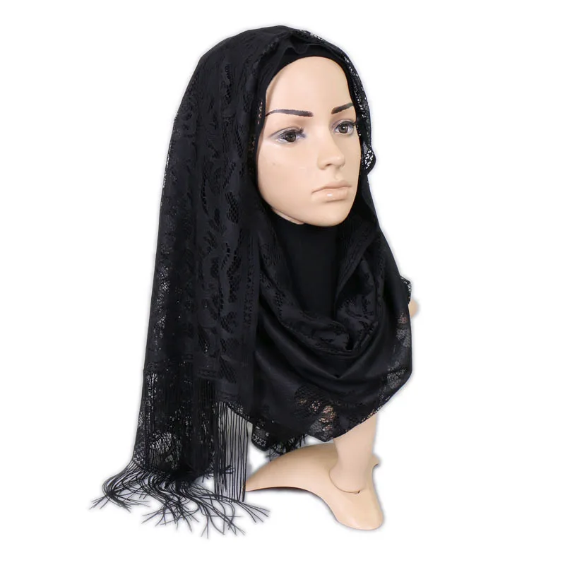 Women Fashion Plain Lace Floral Polyester Shawl Scarf Luxury Brand Laser Cut Wraps and Shawls Muslim Hijab Foulards 170*65Cm
Women Fashion Plain Lace Floral Polyester Shawl Scarf Luxury Brand Laser Cut Wraps and Shawls Muslim Hijab Foulards 170*65Cm