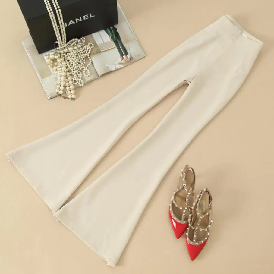 2020 New Women spring autumn office lady High Waist skinny Flare Wide Leg Long Pants
2020 New Women spring autumn office lady High Waist skinny Flare Wide Leg Long Pants