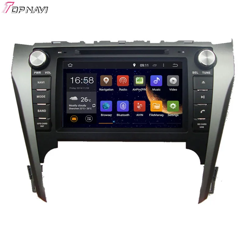 Topnavi 8 ''четырехъядерный Android 6,0 Автомобильный DVD проигрыватель для TOYOTA CAMRY 2012-Авторадио GPS навигация аудио стерео
Topnavi 8 ''четырехъядерный Android 6,0 Автомобильный DVD проигрыватель для TOYOTA CAMRY 2012-Авторадио GPS навигация аудио стерео