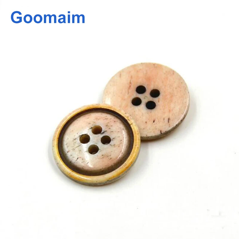 50pcs fashion natural color Ox bone buttons for jeans sewing shirt 4 holes Men's wear buttons for knitwear children clothing
50pcs fashion natural color Ox bone buttons for jeans sewing shirt 4 holes Men's wear buttons for knitwear children clothing