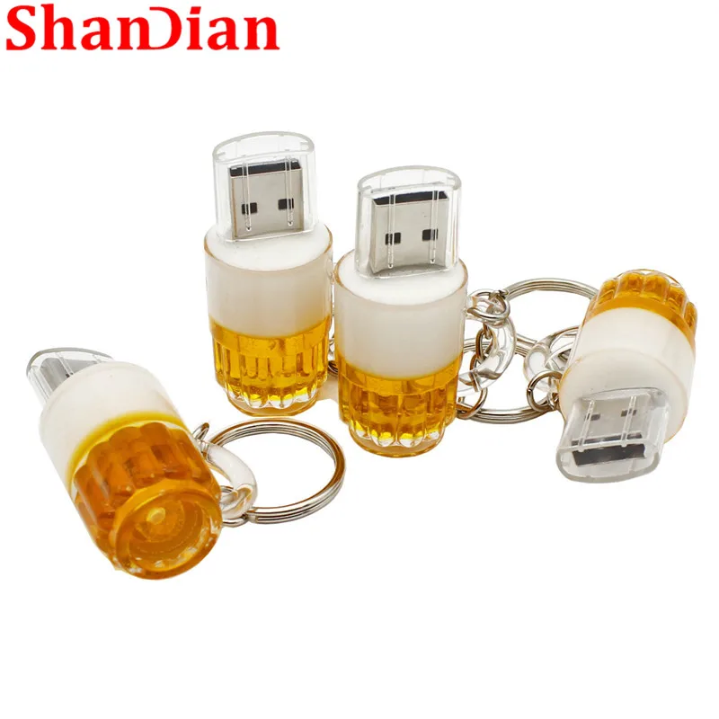 SHANDIAN fashion New arrival U disk mini pen drive beer cup usb flash drive 64GB/32gb/16gb beer cartoon 100% real capacity Crea
SHANDIAN fashion New arrival U disk mini pen drive beer cup usb flash drive 64GB/32gb/16gb beer cartoon 100% real capacity Crea