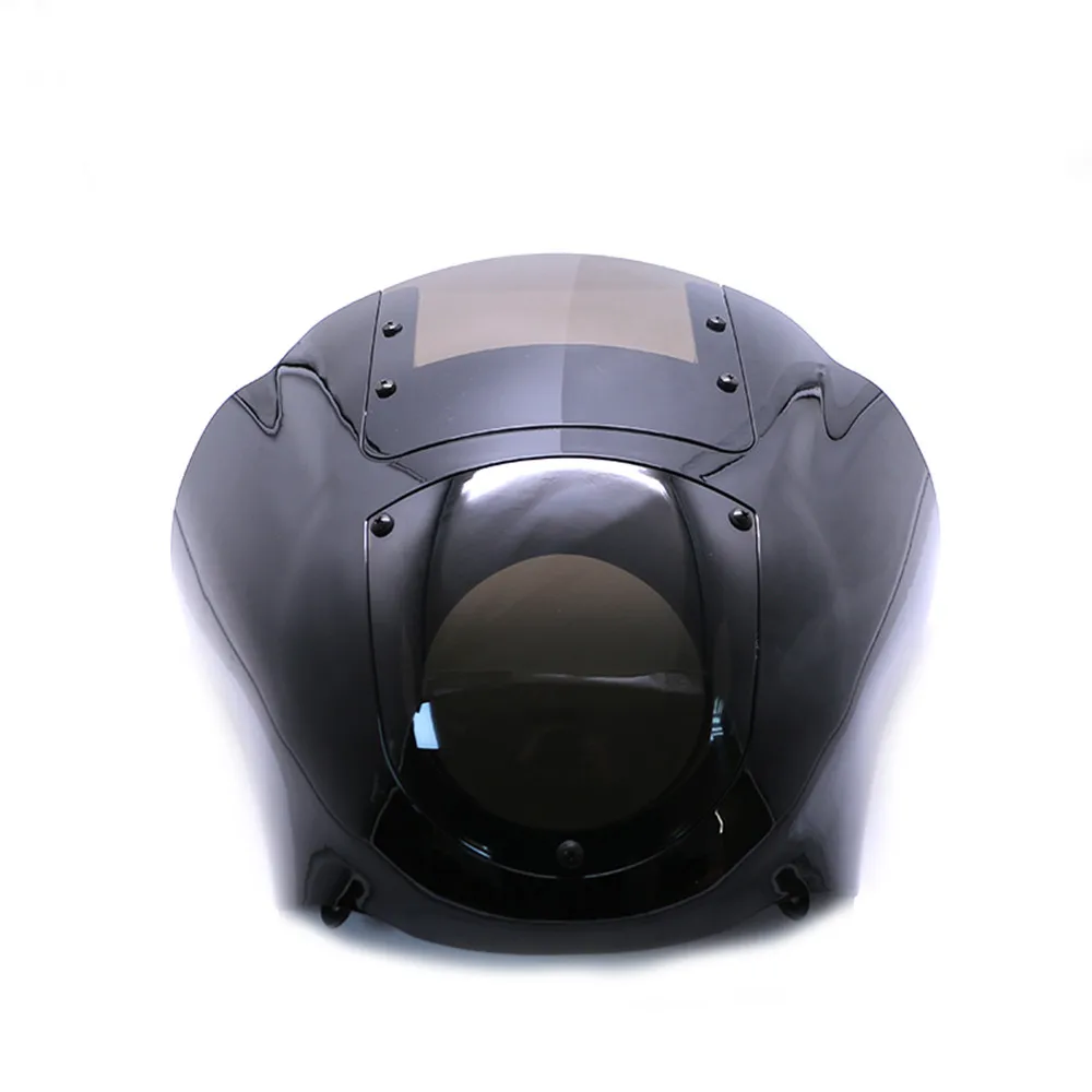 

Black/Clear Motorcycle Headlight Fairing Headlamp Quarter Fairing For Harley XL XLH 1200 Iron 883 XL883N FXR FXD Dyna Sportster