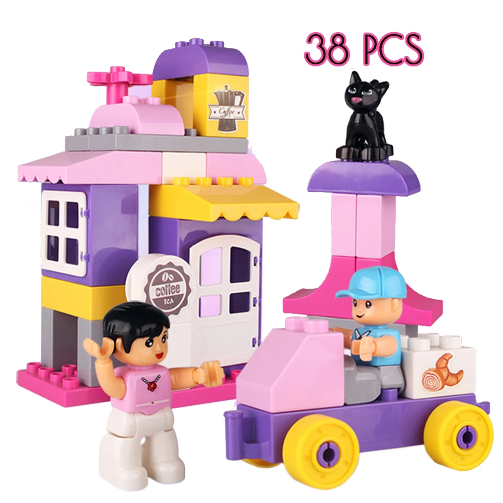 Модель дома для девочек строительные блоки сделай сам игрушки детей подарки 38