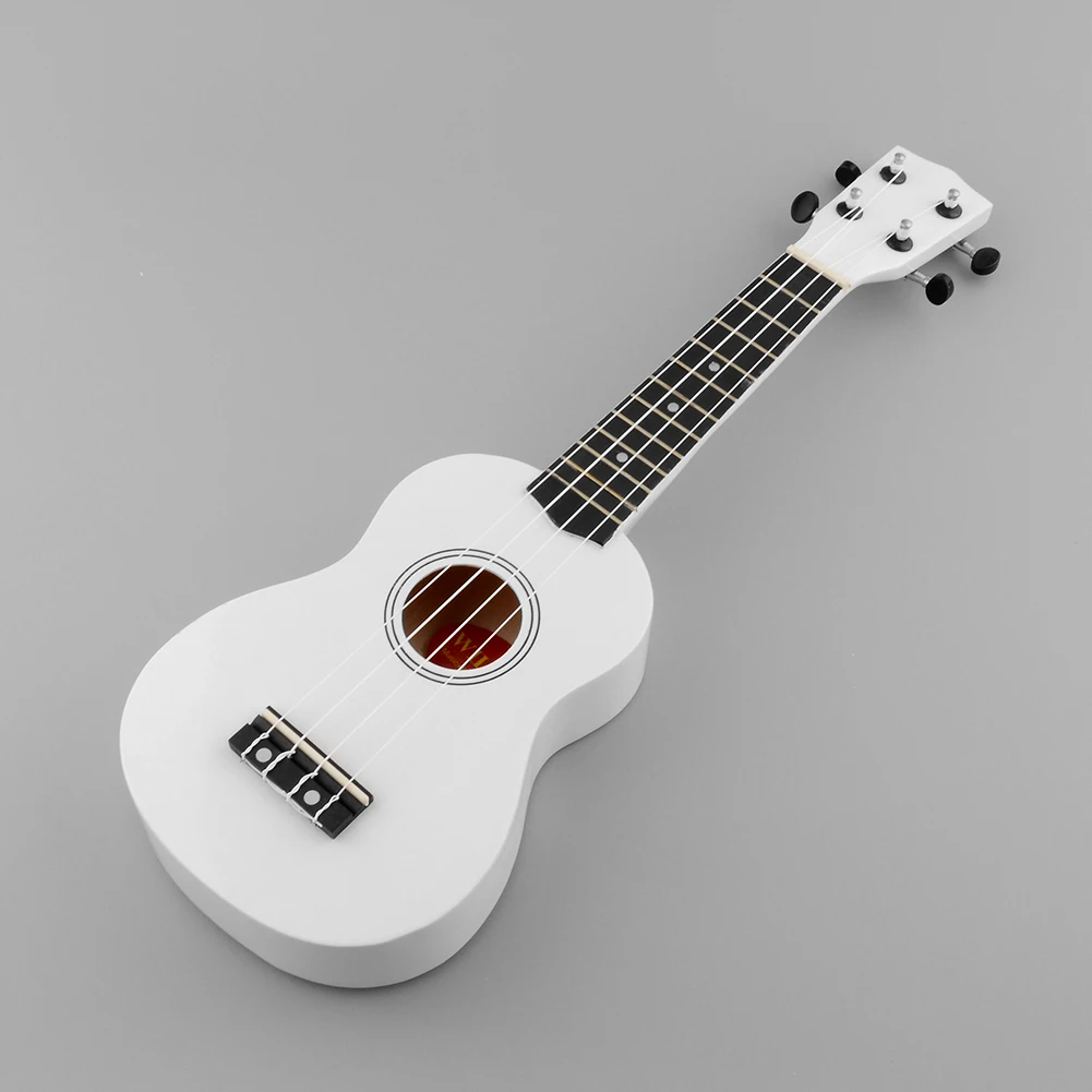 White Mini 21 Inches Soprano Ukulele 12 Frets Instrument Wood Hawaiian Style Guitar 4 Strings Hawaii Guitar for Beginner
White Mini 21 Inches Soprano Ukulele 12 Frets Instrument Wood Hawaiian Style Guitar 4 Strings Hawaii Guitar for Beginner