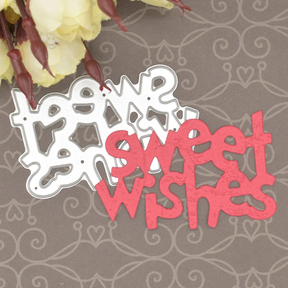 Sweet Love Metal Cutting Dies Words for Scrapbooking Album Birthday Card Making Paper Embossing Dies
Sweet Love Metal Cutting Dies Words for Scrapbooking Album Birthday Card Making Paper Embossing Dies