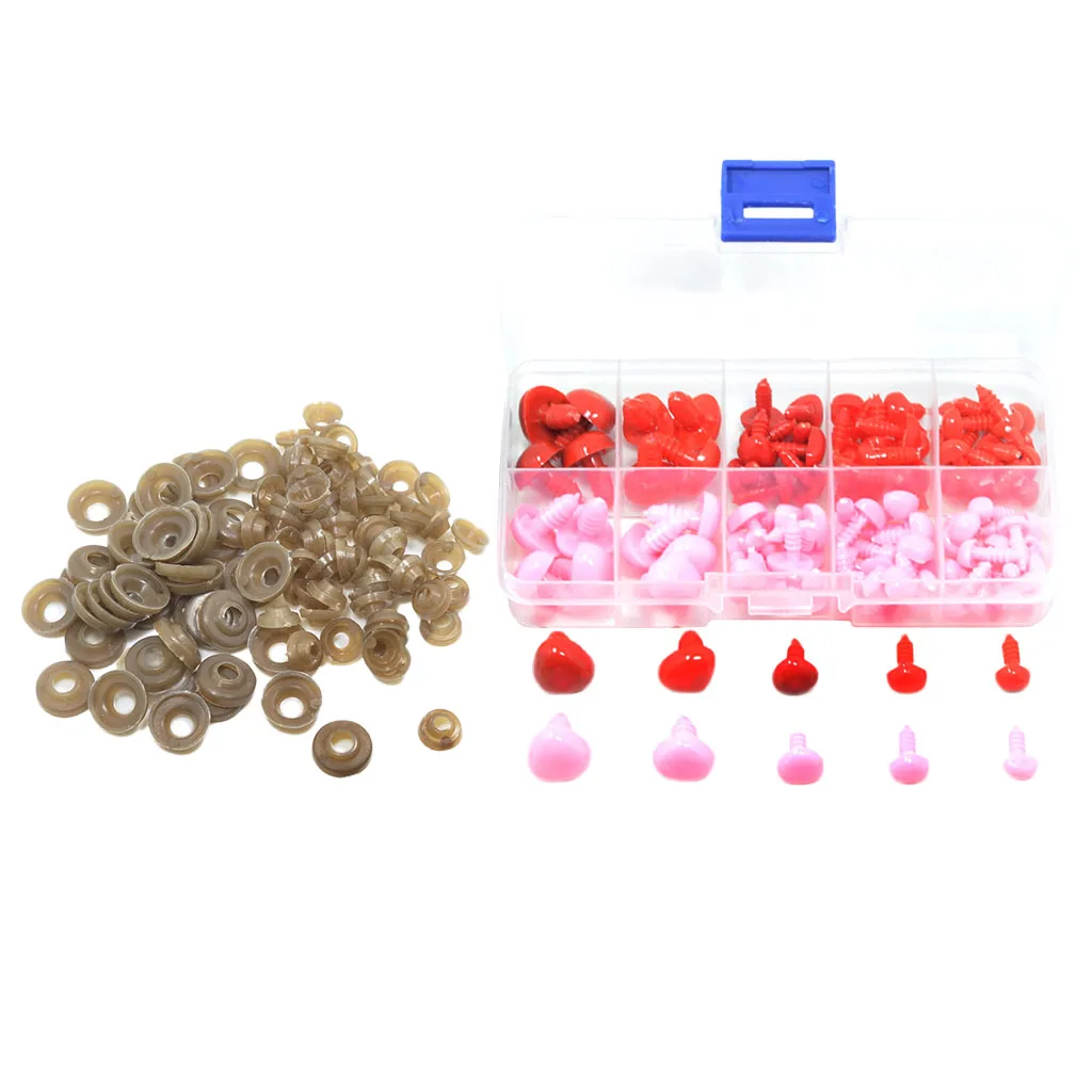 100Pcs Plastic Safety Triangle Nose with Washers Doll Plush Toys Stuffed Animals Making DIY 6x8mm 7x9mm 10x11mm 12x15mm 14x16mm
100Pcs Plastic Safety Triangle Nose with Washers Doll Plush Toys Stuffed Animals Making DIY 6x8mm 7x9mm 10x11mm 12x15mm 14x16mm