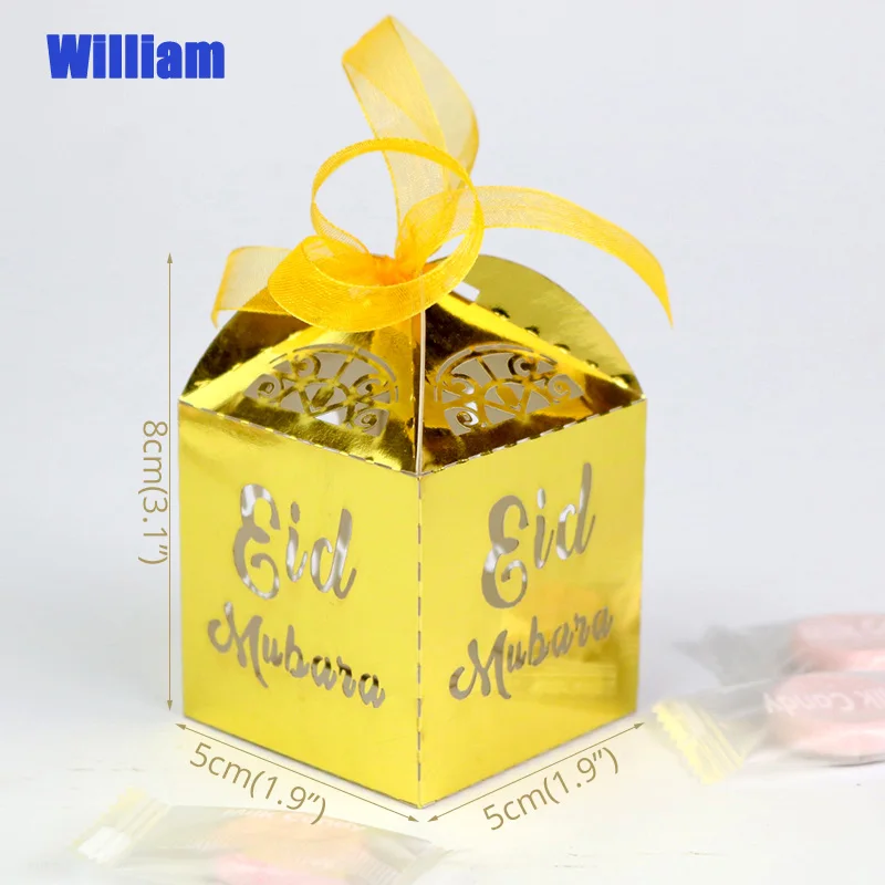 10pcs William Candy Box Eid Muslim Decoration Ramadan Gift Box Ramadan Kareem Party Decor Islamic EID Muslim Festival Supplies
10pcs William Candy Box Eid Muslim Decoration Ramadan Gift Box Ramadan Kareem Party Decor Islamic EID Muslim Festival Supplies