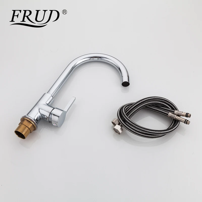 FRUD Solid Kitchen Mixer Cold and Hot Flexible Kitchen Tap Single Lever Hole Water Tap Kitchen Faucet Torneira Cozinha Y40012
FRUD Solid Kitchen Mixer Cold and Hot Flexible Kitchen Tap Single Lever Hole Water Tap Kitchen Faucet Torneira Cozinha Y40012