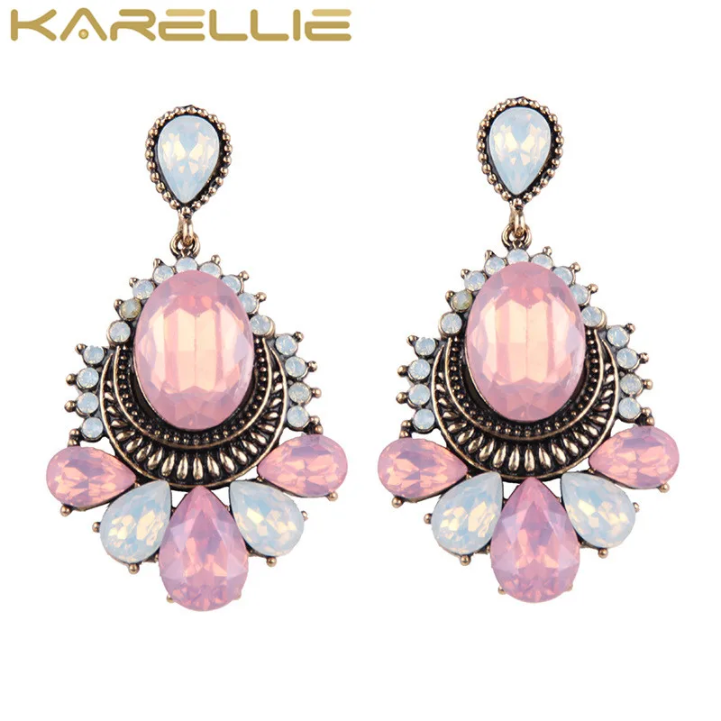 Karellie Новый Дизайн Роскошный кулон Серьги Шарм себе мотаться Висячие серьги Для