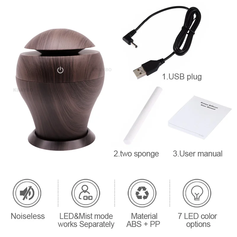 250ml USB Essential Oil Diffuser Aroma Wood Lamp Air Humidifier Aromatherapy Electric Aroma Diffuser Mist Maker for Home
250ml USB Essential Oil Diffuser Aroma Wood Lamp Air Humidifier Aromatherapy Electric Aroma Diffuser Mist Maker for Home