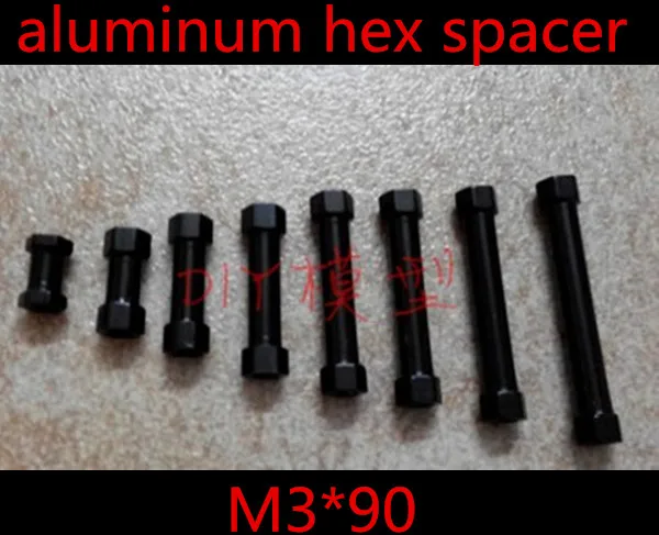 10 шт./лот M3 * 90 M3 x 90 черный анодированный Цвет Алюминий Шестигранная стойка Проставка
10 шт./лот M3 * 90 M3 x 90 черный анодированный Цвет Алюминий Шестигранная стойка Проставка