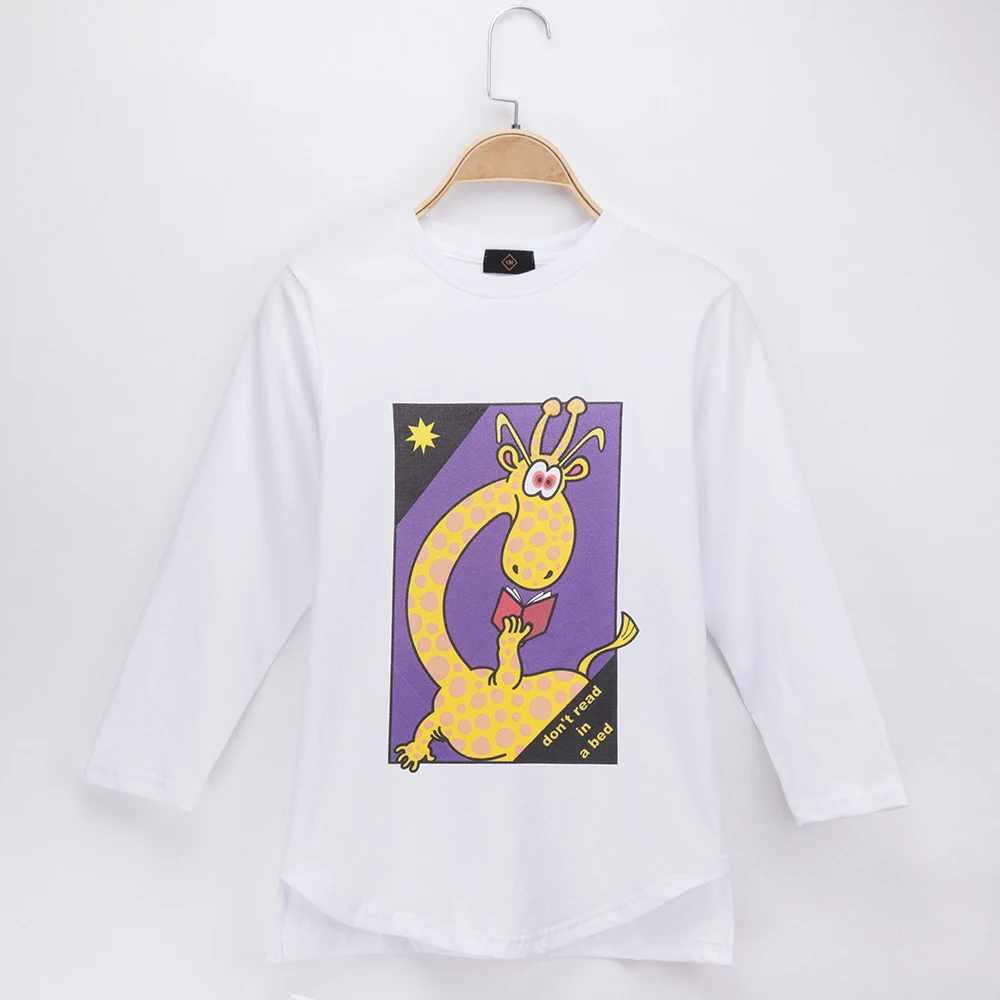 2019 New Children Clothing Kids T-shirt Giraffa 100% Cotton Full Long Style Funny T Shirts For Boys and Girls Tops Baby Clothes
2019 New Children Clothing Kids T-shirt Giraffa 100% Cotton Full Long Style Funny T Shirts For Boys and Girls Tops Baby Clothes