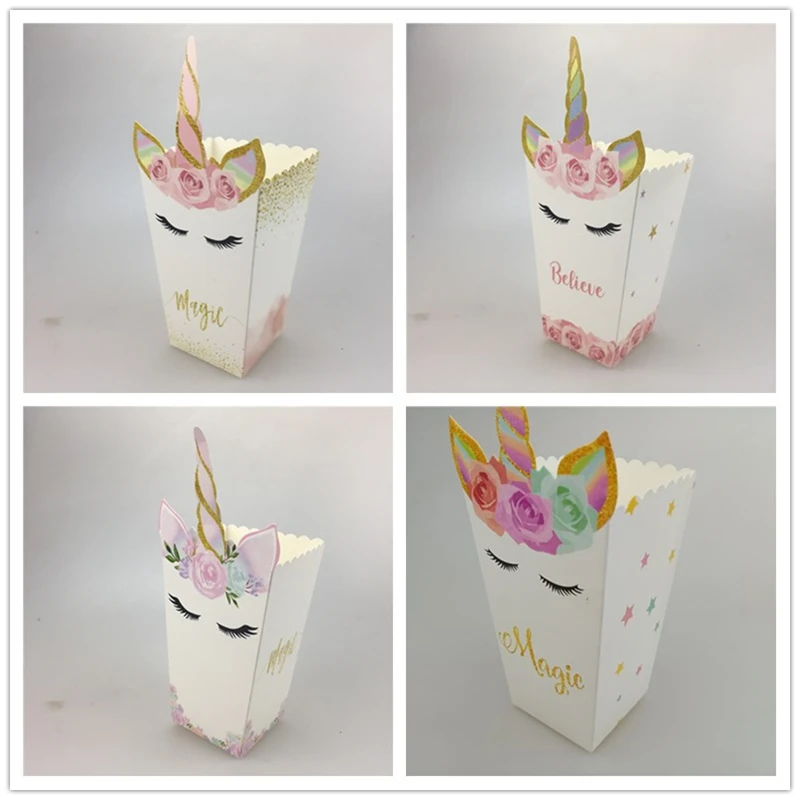 12pcs/lot Rainbow Unicorn Popcorn Box Wedding Party Case Gift Box Kids Favor Birthday Baby Shower Decorations Supplies
12pcs/lot Rainbow Unicorn Popcorn Box Wedding Party Case Gift Box Kids Favor Birthday Baby Shower Decorations Supplies