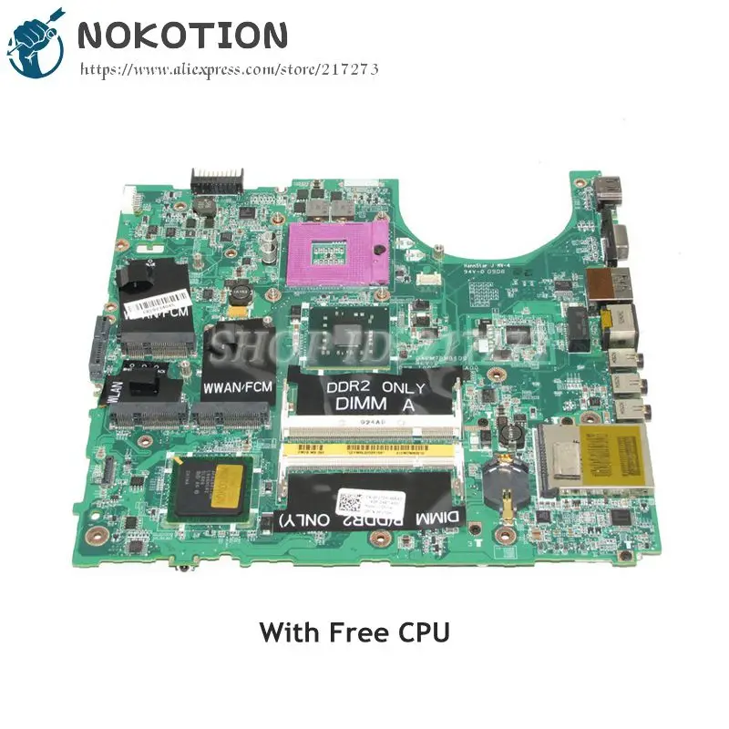 Материнская плата NOKOTION для ноутбука Dell Studio 1537, фонарь 0P172H DAFM7BMB6D0 GM45 DDR2, бесплатный ЦП
Материнская плата NOKOTION для ноутбука Dell Studio 1537, фонарь 0P172H DAFM7BMB6D0 GM45 DDR2, бесплатный ЦП