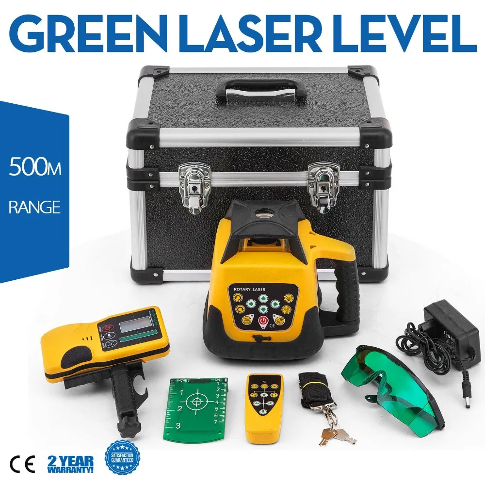 Rotary Laser Level Green Beam Self Leveling Measuring Automatic Rotating Laser Level
Rotary Laser Level Green Beam Self Leveling Measuring Automatic Rotating Laser Level