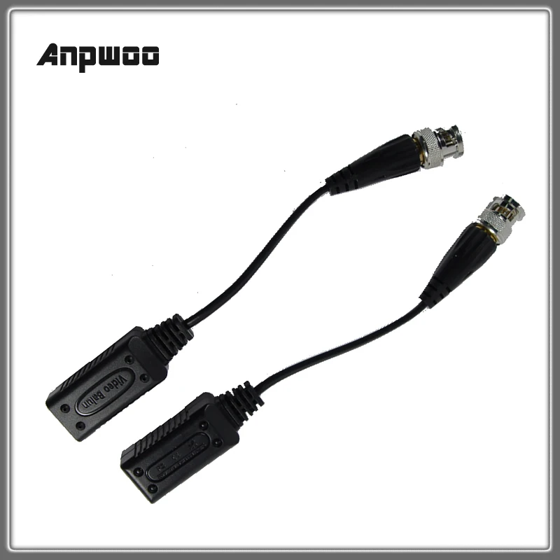 

Anpwoo 500V For HD CVI/AHD/TVI Twisted BNC CCTV Passive Transceivers Cat5 CCTV UTP Video Balun IPC For 2MP 3MP 4MP 200M Range