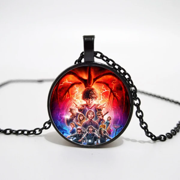 Stranger Things Necklace Original or Anime Style Category 6 Pictures Glass Cabochon Gold/Silver/Bronze Color Chain Choker
Stranger Things Necklace Original or Anime Style Category 6 Pictures Glass Cabochon Gold/Silver/Bronze Color Chain Choker