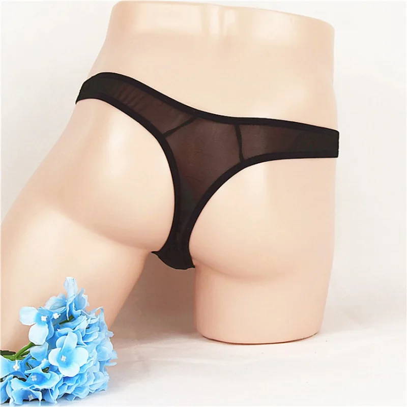 Solid Color Sexy Briefs Men Underwear Adult Perspective Breathable Underwear Underpants Apparel T Back Panties Underwear Thongs
Solid Color Sexy Briefs Men Underwear Adult Perspective Breathable Underwear Underpants Apparel T Back Panties Underwear Thongs