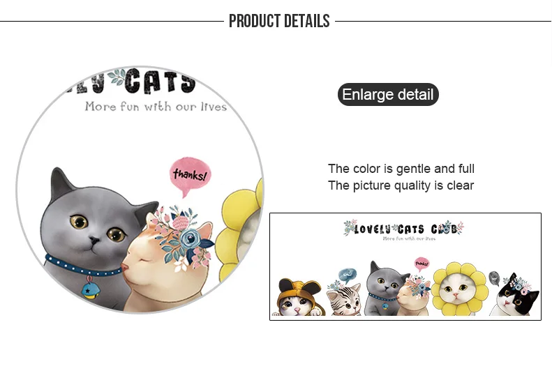 Lovely Cats Club Decorative Wall Stickers Home Decor Living Room DIY Animal Cartoon Wall Stickers For Kids Rooms Art Poster
Lovely Cats Club Decorative Wall Stickers Home Decor Living Room DIY Animal Cartoon Wall Stickers For Kids Rooms Art Poster