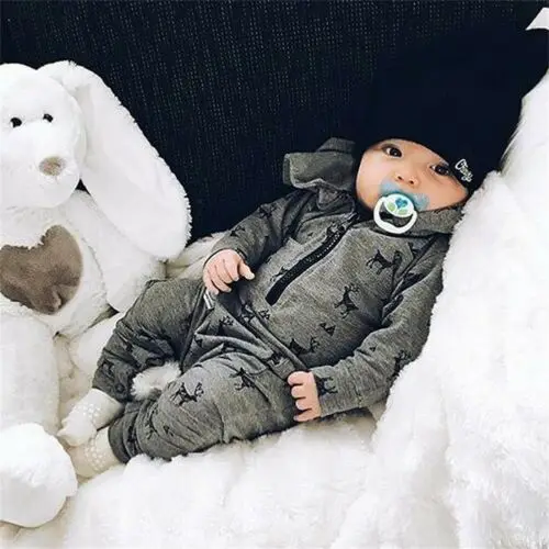 Newborn Infant Baby Boys Hooded Romper 2019 New Kids Long Sleeve Jumpsuit Cartoon Clothes Outfits One-Piece
Newborn Infant Baby Boys Hooded Romper 2019 New Kids Long Sleeve Jumpsuit Cartoon Clothes Outfits One-Piece