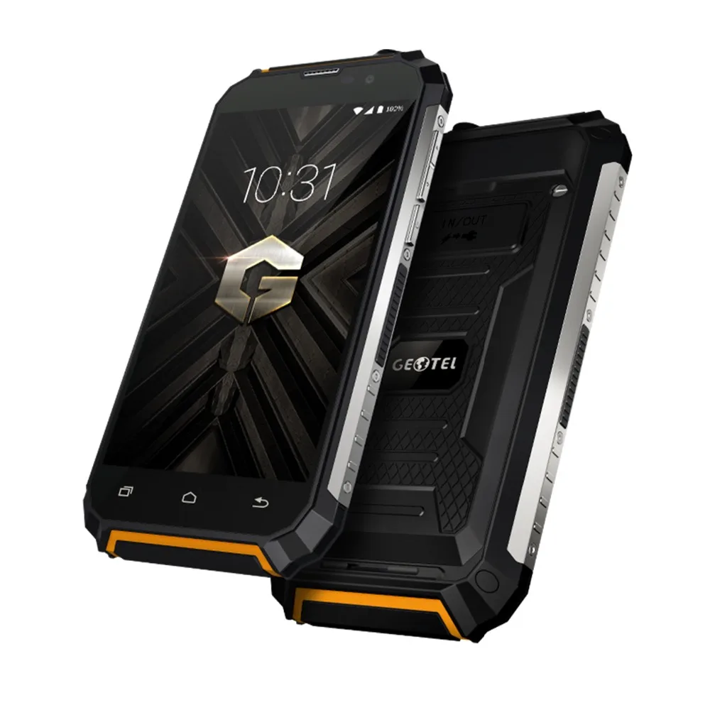 Geotel G1 Power Bank Cell Phone MTK6580A Quad Core 5.0 Inch Android 7.0 Smartphone 2GB RAM 16GB ROM 7500mAh Battery Mobile | Мобильные