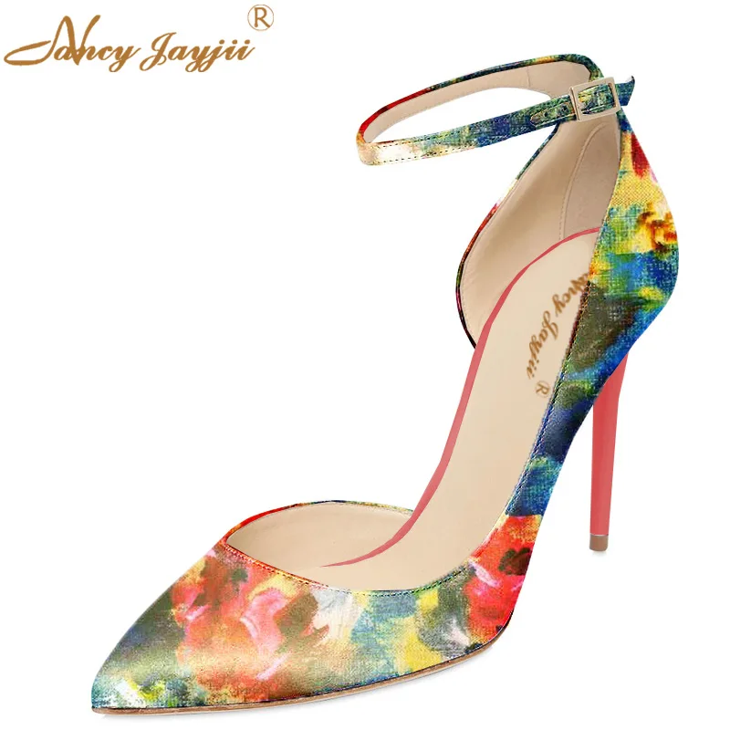 2022 Flower Print&Ivory D'Orsay & Two-piece Pumps Ankle Strap Thin High Heels Women's Chaussure Fashion Shoes for Women NJ
2022 Flower Print&Ivory D'Orsay & Two-piece Pumps Ankle Strap Thin High Heels Women's Chaussure Fashion Shoes for Women NJ