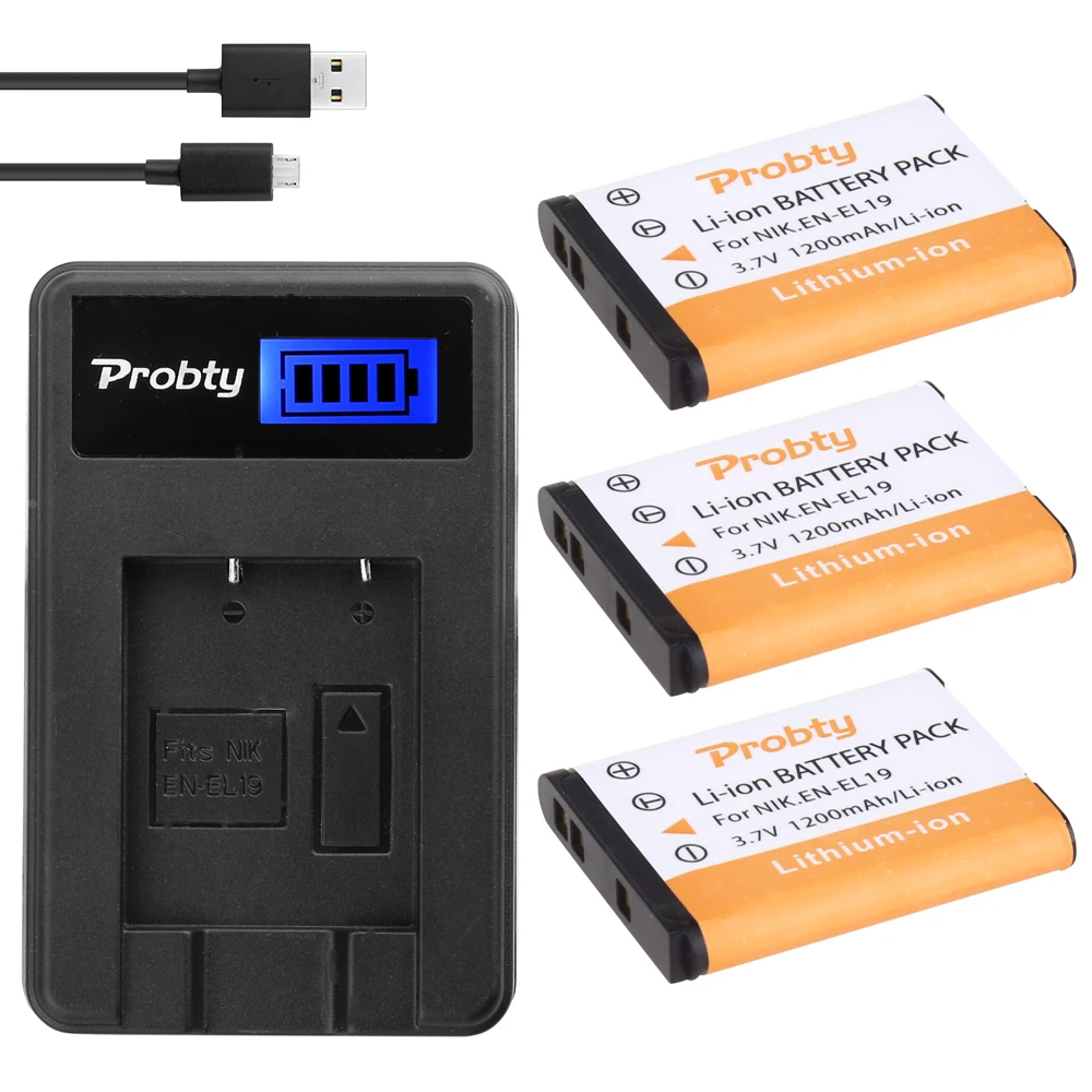 Зарядное устройство USB для Nikon S100 S2500 S2600 S3100 S6400 S4100 S4150 S3300 S4300, 3 шт.
Зарядное устройство USB для Nikon S100 S2500 S2600 S3100 S6400 S4100 S4150 S3300 S4300, 3 шт.