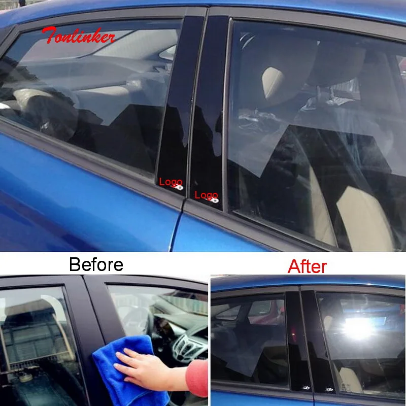 Tonlinker Exterior BC Pillar Decoration Cover case Stickers with logo for Ford Fiesta 2009-13 Car styling 4 PCS PC Cover sticker
Tonlinker Exterior BC Pillar Decoration Cover case Stickers with logo for Ford Fiesta 2009-13 Car styling 4 PCS PC Cover sticker