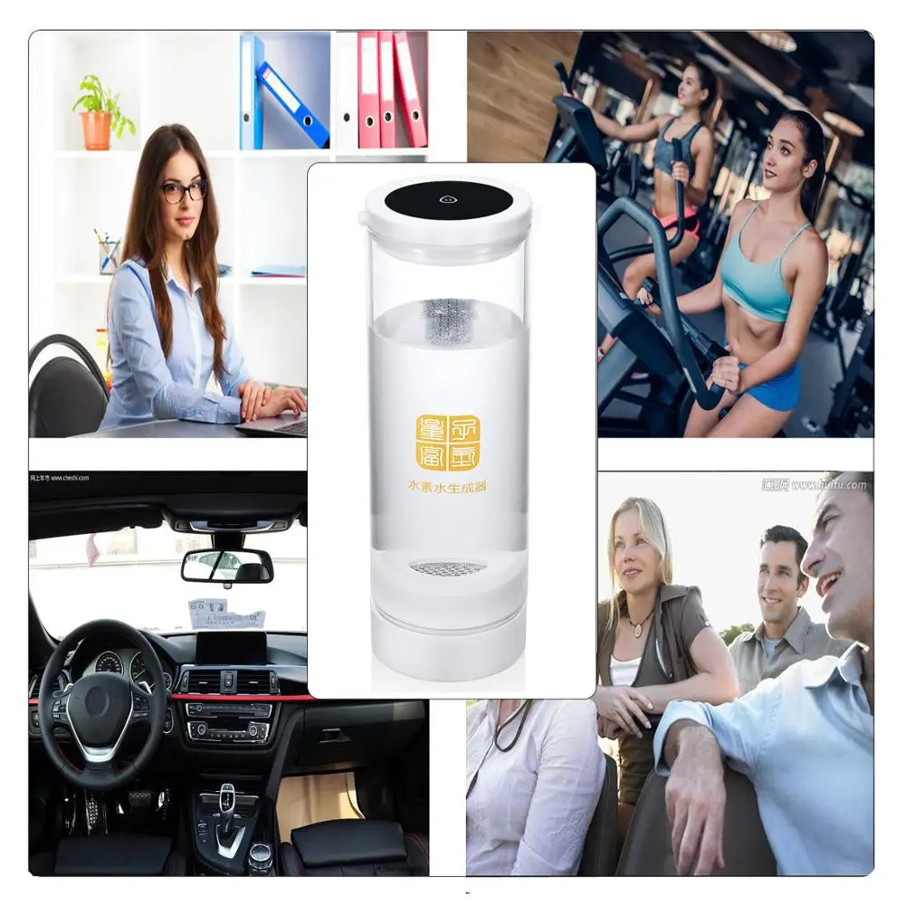 Dupont SPE Electrolysis Hydrogen Water Generator Portable Alkaline H2 Ionizer 500ml Glass Bottle Rechargeable Anti-Aging Product
Dupont SPE Electrolysis Hydrogen Water Generator Portable Alkaline H2 Ionizer 500ml Glass Bottle Rechargeable Anti-Aging Product