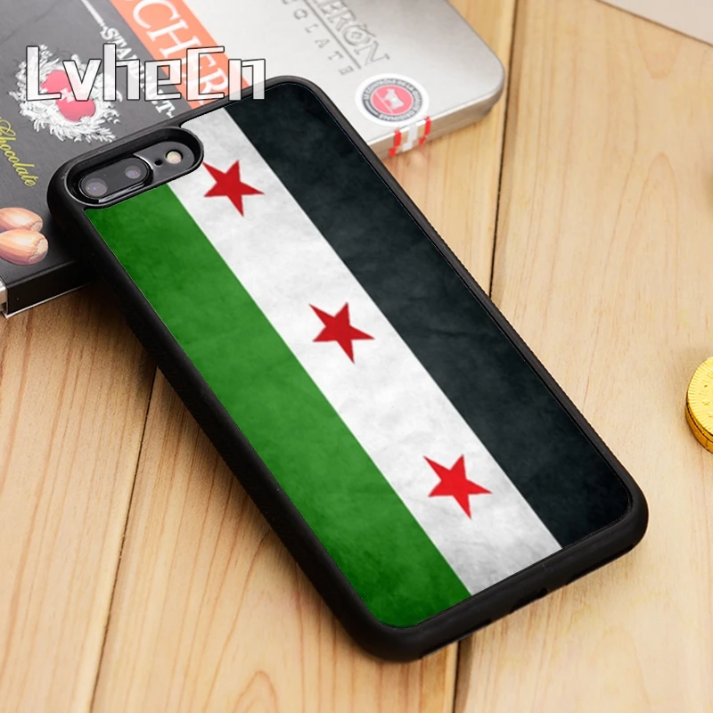 Чехол для телефона LvheCn с изображением флага сириа iPhone 5 6 s 7 8 plus 11 12 Pro X XR XS Max Samsung